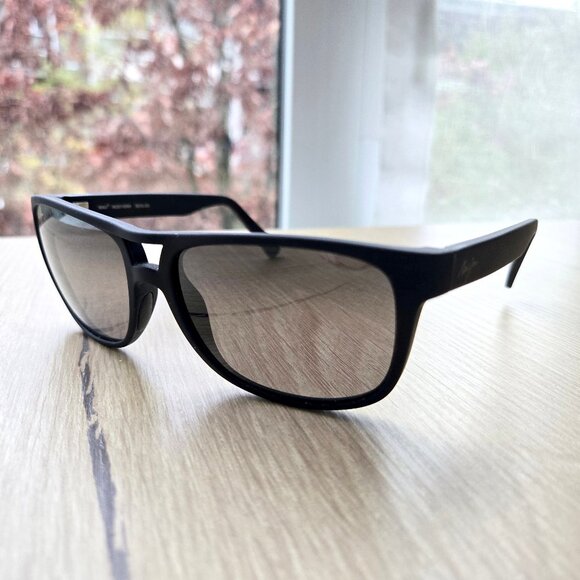 Maui Jim Waterways MJ267-02MR Matte Black Polarized Sunglasses - Picture 5 of 9